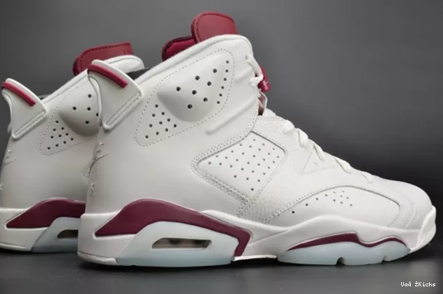 384664-116 Comfortable 6 Maroon Jordan 650 Retro 0811
